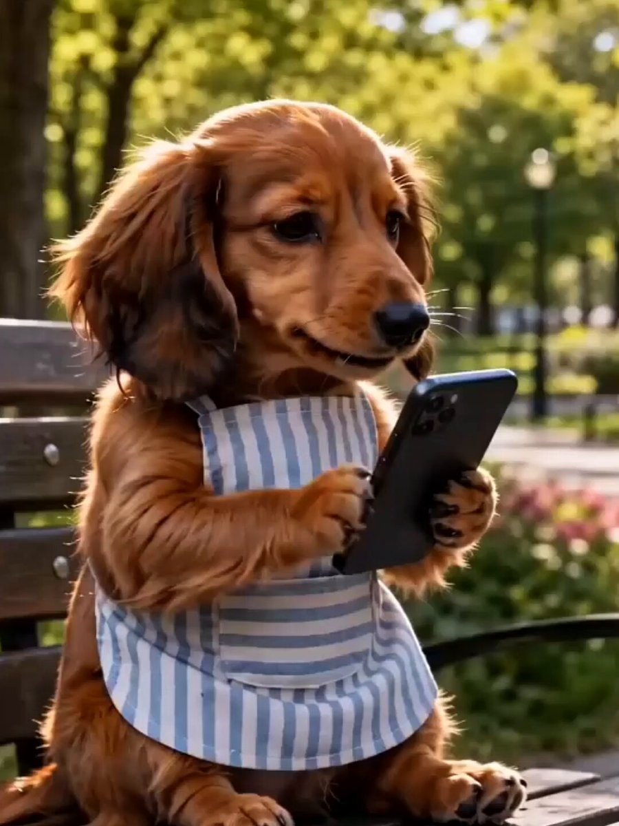 スマートフォンを持つだっくん
